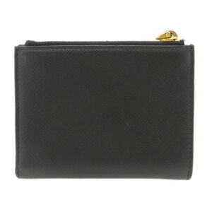Prada Wallet leather motif fold bi